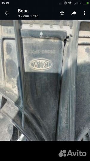 Кассета радиатора в сборе kia cerato 1