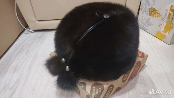 Шапка норковая женская