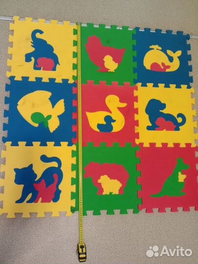 Развивающий коврик пазл 