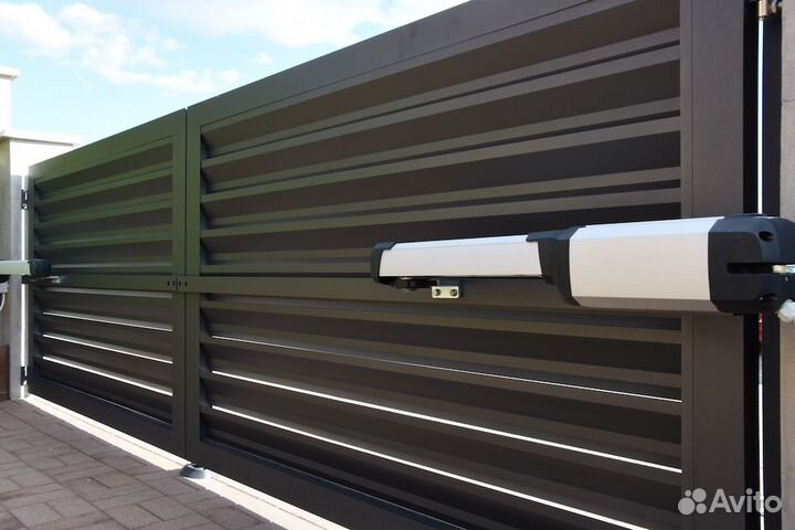 Ворота + калитка из Ламелей