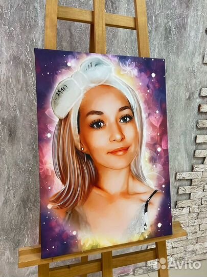 Портрет на холсте по фото