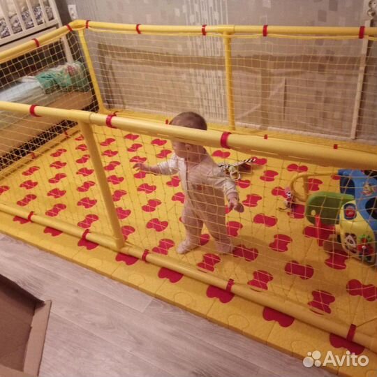 Большой детский манеж Leco-IT Home 125 х 250 см