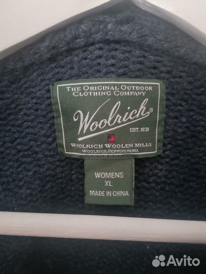 Пончо (накидка) Woolrich, шерсть 100%, 50-52