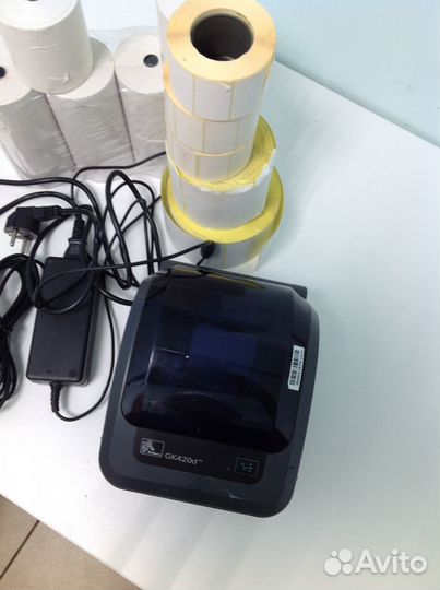 Термопринтер печати этикеток Zebra GK420d GK42-202