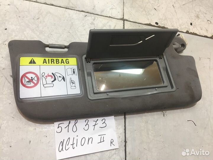 Козырек солнцезащитный правый (SsangYong Actyon)