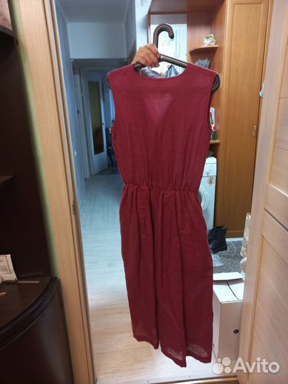 Платье женское льняное