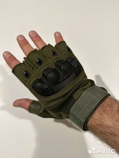 Тактические беспалые Перчатки