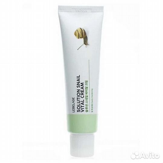 Крем для лица пептидный с муцином улитки / Solutio