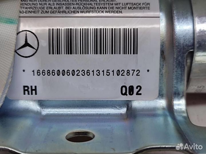 Шторка безопасности правая w166 ML-class 276.95