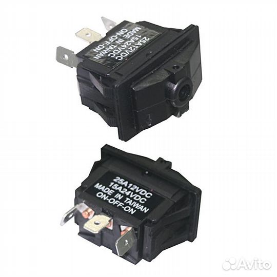 Переключатель TMC 03980442 ON / OFF / ON с подсветкой