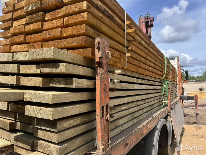 Доска брус брусок Антисептированная