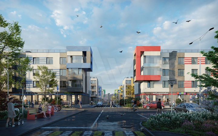 1-к. квартира, 45,4 м², 4/4 эт.