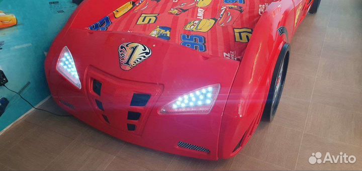 Кровать машина с подсветкой