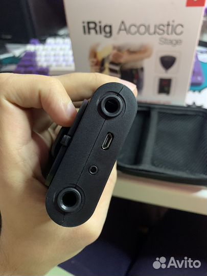 Irig acoustic stage