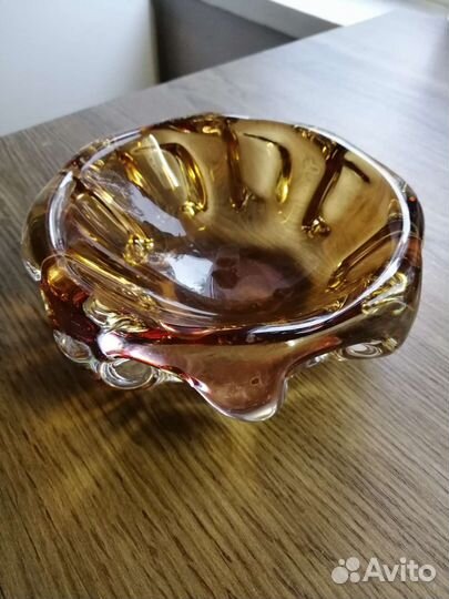 Пепельница хрустальная Чехия