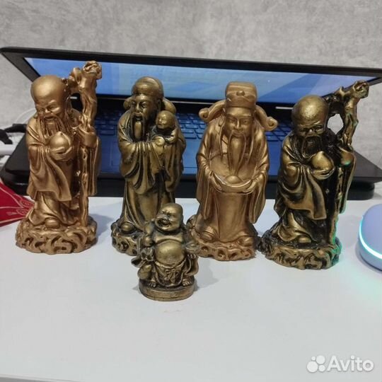 Статуэтка лягушка фен шуй