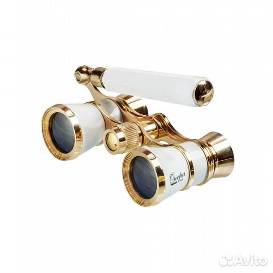 Бинокль театральный Veber бгц 3x25 лорнет белый