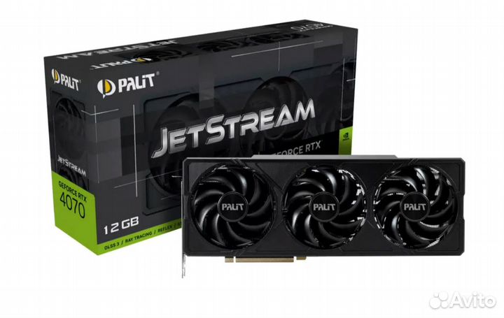 Видеокарта Palit GeForce RTX 4070 JetStream