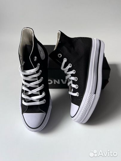 Кеды converse на высокой подошве