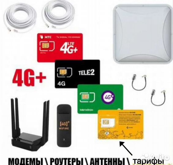 Безлимитный Интернет под 4G модем и роутер