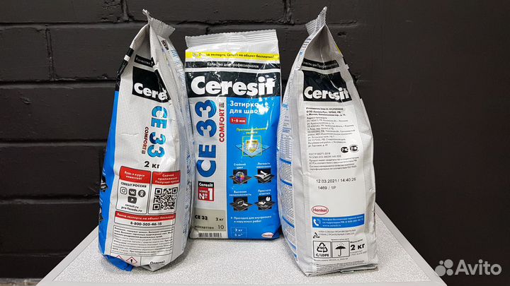 Цветная затирка Ceresit