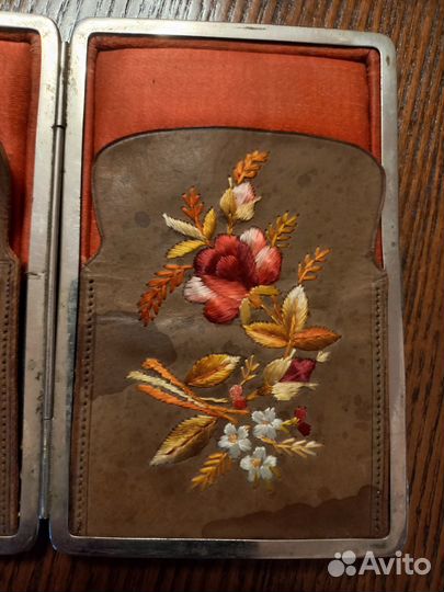 Антикварная дамская визитница