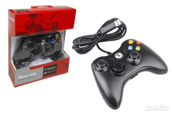 Проводной джойстик Xbox 360