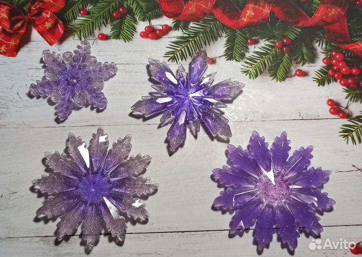 Новогодние подарки ручной работы из эпоксидки