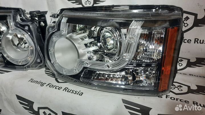 Фары правая левая land rover discovery 4 xenon