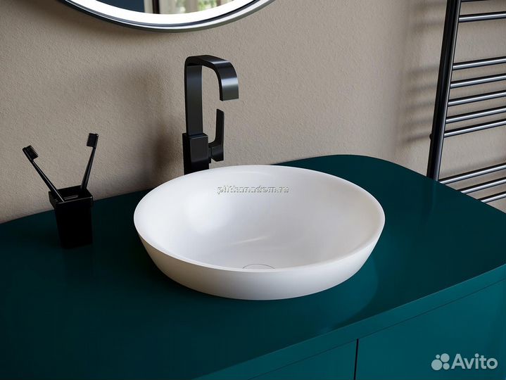 Salini Marea 03 1802203MRH Раковина полувстраиваемая покраска по RAL снаружи