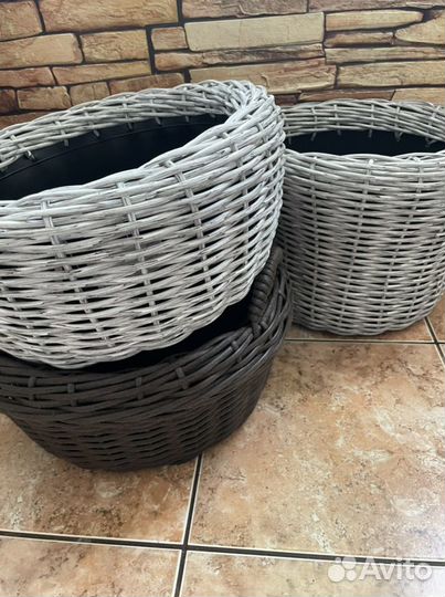 Корзины из ротанга