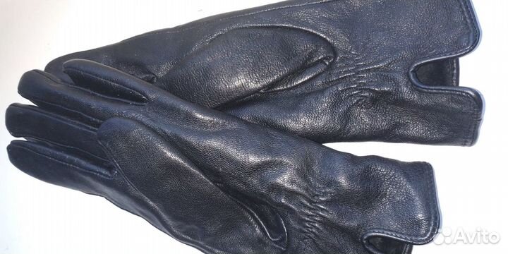 Перчатки женские новые кожаные размер 7