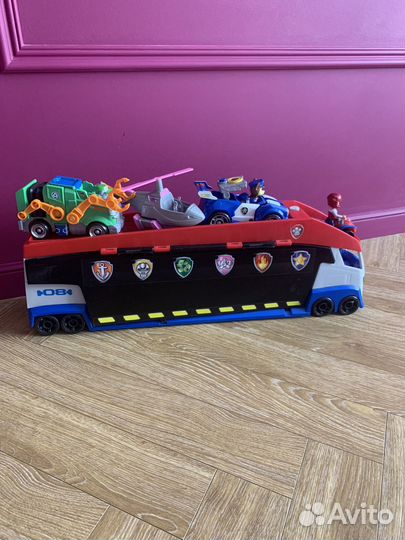 Щенячий патруль патрулевоз с машинками