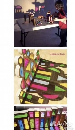 Монтессори конструктор деревянный сенсорные блоки