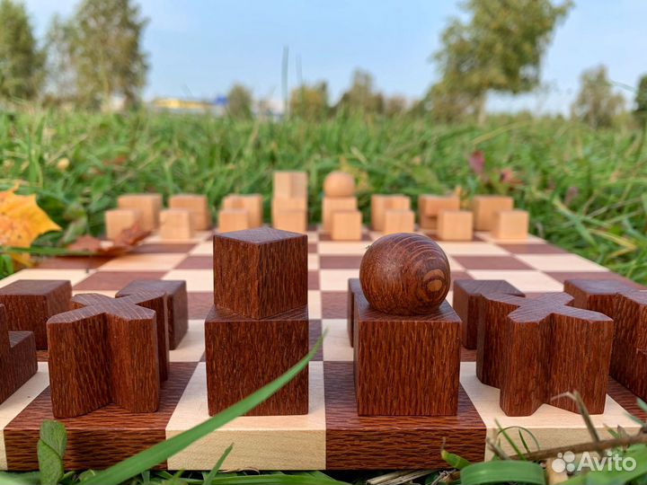 Шахматы Bauhaus (Баухаус) конструктивизм