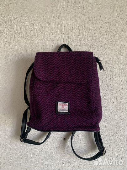 Рюкзак твидовый Harris Tweed оригинал y2k 2000s