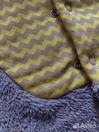 Комбинезон плюшевый 50-56 теплый мягкий уютный