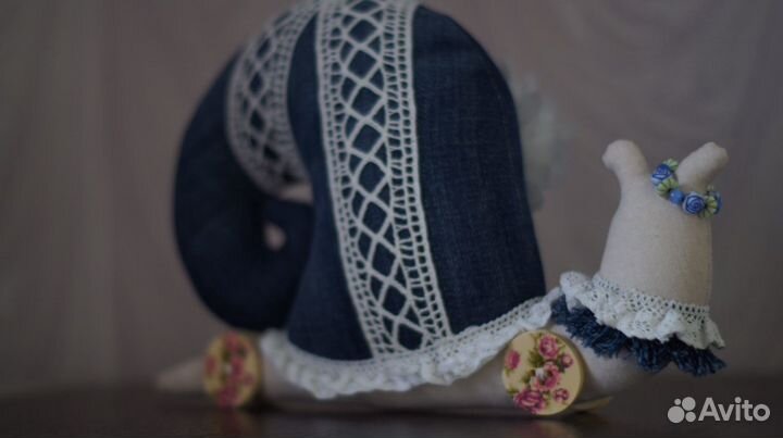 Текстильная улитка Тильда