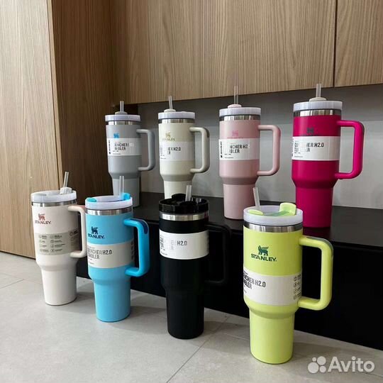 Термокружка stanley с трубочкой 1,18л