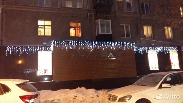 Световое украшение фасадов гирляндами