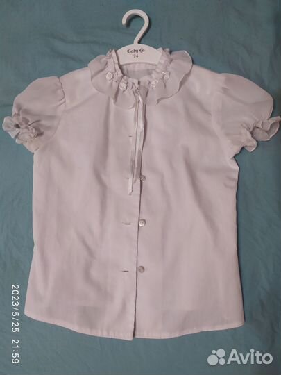 Блузка школьная 122