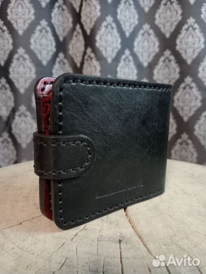 Кошелек мужской кожаный ручной работы