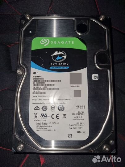Жесткий диск 8tb