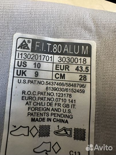 Роликовые коньки К2 F.I.T. 80 Alu