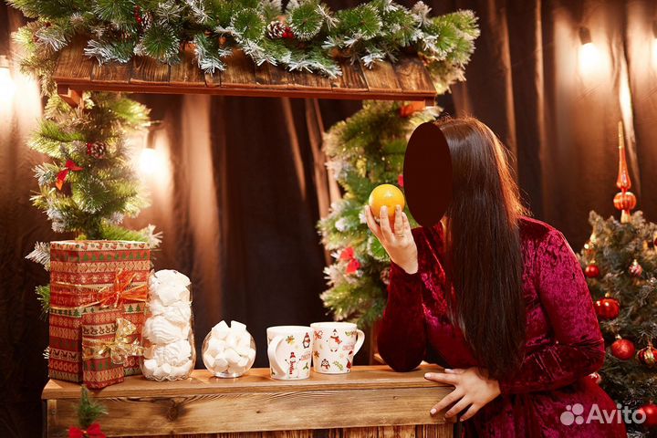 Фотозона ларек на Новый год