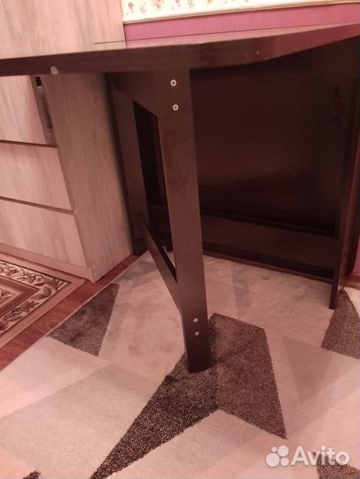 Стол книжка раскладной узкий