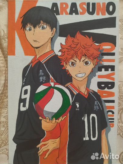 Картина акрилом на холсте