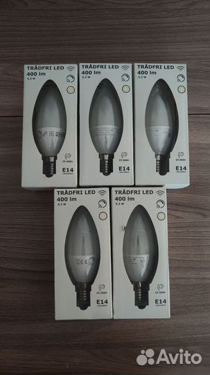 Светодиодные лампы e14 IKEA tradfri