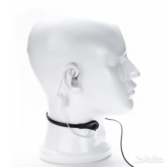 Гарнитура для рации с ларингофоном простая GT-60