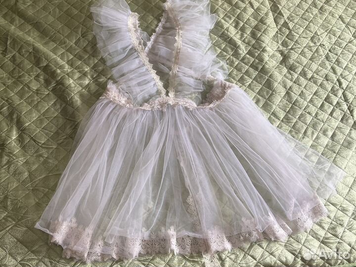 Белый школьный фартук